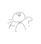 やる気の無いスタンプ（個別スタンプ：1）