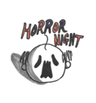 秋（ハロウィーン）のかくれくまのりさん（個別スタンプ：11）