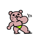 サウスポーベアー サイレントver.（個別スタンプ：28）