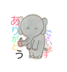 animals collar pencil（個別スタンプ：3）
