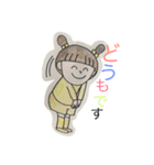 animals collar pencil（個別スタンプ：5）