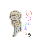animals collar pencil（個別スタンプ：15）