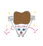 青い瞳のネコ氏とそのマブダチ（個別スタンプ：33）