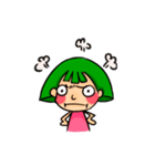 Green Girl as flower（個別スタンプ：5）