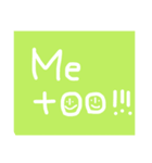 一言 返信 英語（個別スタンプ：10）