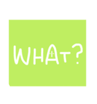 一言 返信 英語（個別スタンプ：14）