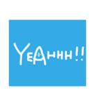 一言 返信 英語（個別スタンプ：16）