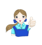 Cutie Blue（個別スタンプ：12）