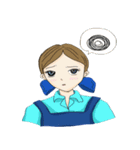 Cutie Blue（個別スタンプ：14）
