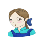 Cutie Blue（個別スタンプ：15）
