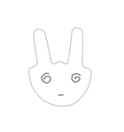 snooty bunny（個別スタンプ：5）