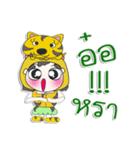 ^_^！！ My name is Jaidee. Taiger. ！（個別スタンプ：16）