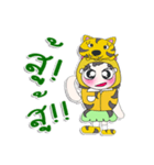 ^_^！！ My name is Jaidee. Taiger. ！（個別スタンプ：19）