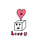 Square Kiss Monster ＆ Chestnut Head（個別スタンプ：15）