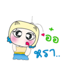 Hi！ My name is Mari. ^^！（個別スタンプ：9）