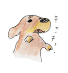 困り眉のダックス チョコたん（個別スタンプ：5）