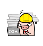 Baby Pig Engineer（個別スタンプ：8）