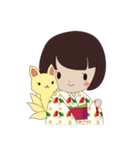 京都からこんにちは ハチ子です！（個別スタンプ：34）