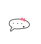 シンプルかわいい手書きふきだし。(日常)（個別スタンプ：31）