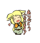 狐娘スタンプ（個別スタンプ：28）