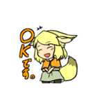 狐娘スタンプ（個別スタンプ：30）