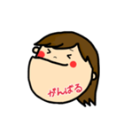 女の子スタンプ-ADU（個別スタンプ：11）