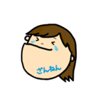 女の子スタンプ-ADU（個別スタンプ：13）