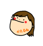 女の子スタンプ-ADU（個別スタンプ：18）