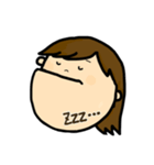女の子スタンプ-ADU（個別スタンプ：21）