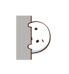 しろいおばけのスタンプ（個別スタンプ：2）