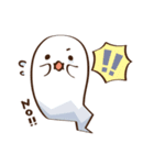 しろいおばけのスタンプ（個別スタンプ：12）