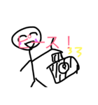 棒人間と愉快な仲間達（個別スタンプ：8）