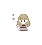 可愛い女の子のスタンプ！（個別スタンプ：3）