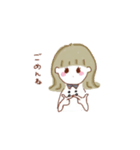 可愛い女の子のスタンプ！（個別スタンプ：7）