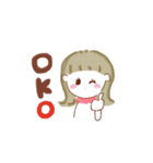 可愛い女の子のスタンプ！（個別スタンプ：9）