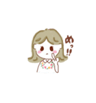 可愛い女の子のスタンプ！（個別スタンプ：16）
