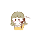 可愛い女の子のスタンプ！（個別スタンプ：19）