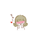 可愛い女の子のスタンプ！（個別スタンプ：24）