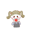 可愛い女の子のスタンプ！（個別スタンプ：34）