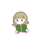 可愛い女の子のスタンプ！（個別スタンプ：35）