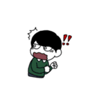 黒髪おとこのこ。（個別スタンプ：5）
