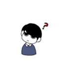 黒髪おとこのこ。（個別スタンプ：6）