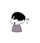 黒髪おとこのこ。（個別スタンプ：24）