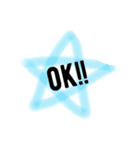 ふわふわスター（個別スタンプ：1）