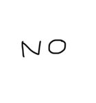 とりあえずの文字スタンプ（個別スタンプ：10）