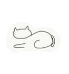 ^._.^   2次元のねこ（個別スタンプ：4）