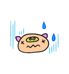 a cute  pig...series of simple.（個別スタンプ：18）