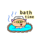 a cute  pig...series of simple.（個別スタンプ：20）