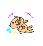 a cute  pig...series of simple.（個別スタンプ：22）