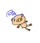 a cute  pig...series of simple.（個別スタンプ：36）